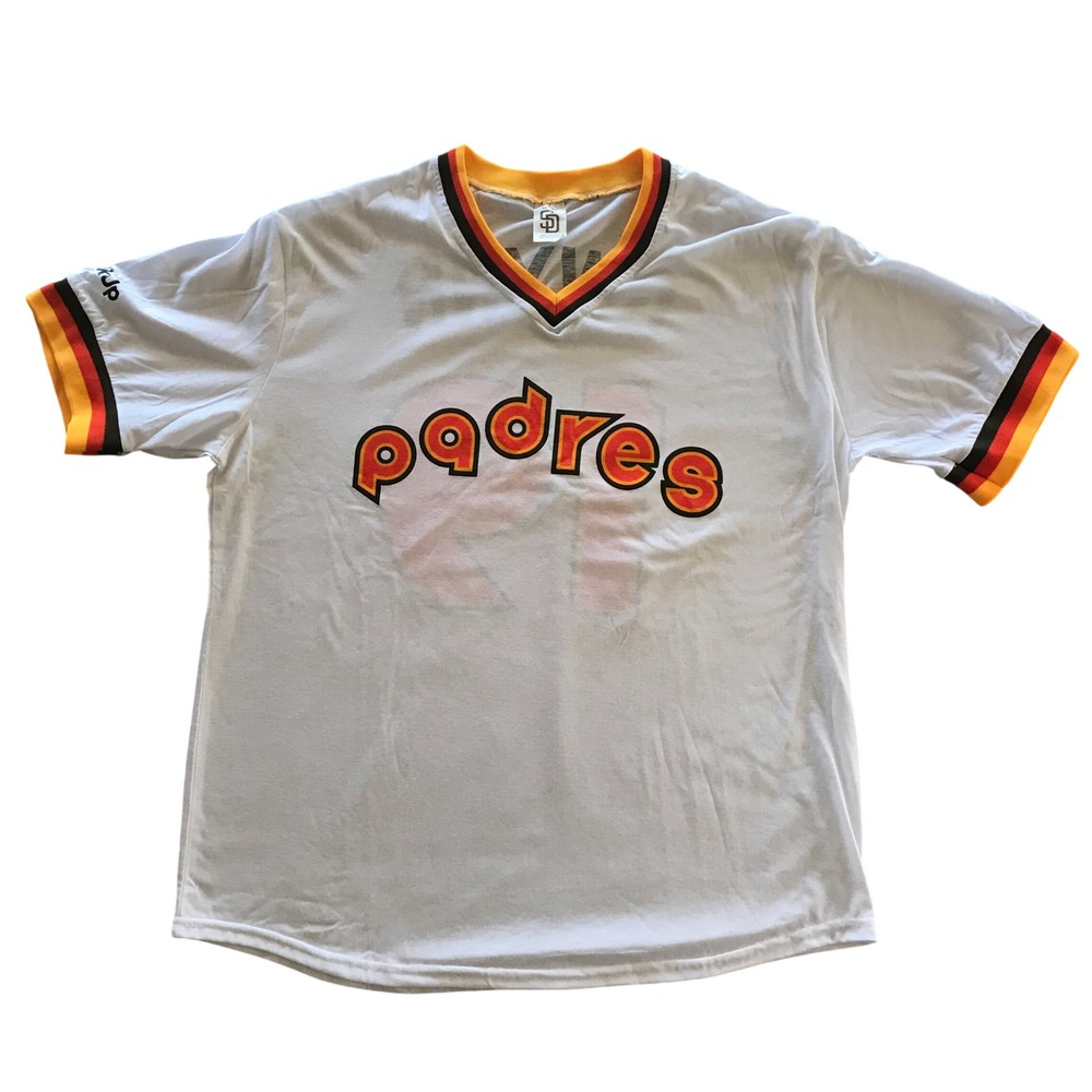 Vintage San Diego Padres Tony Gwynn 19 Jersey Shirt White Large MLB Baseball
